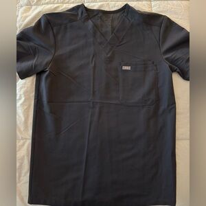 Men’s Figs Scrub Top Size XS Charcoal